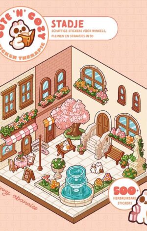 Cute 'n' Cozy Sticker Therapie: Stadje - 9789043946063