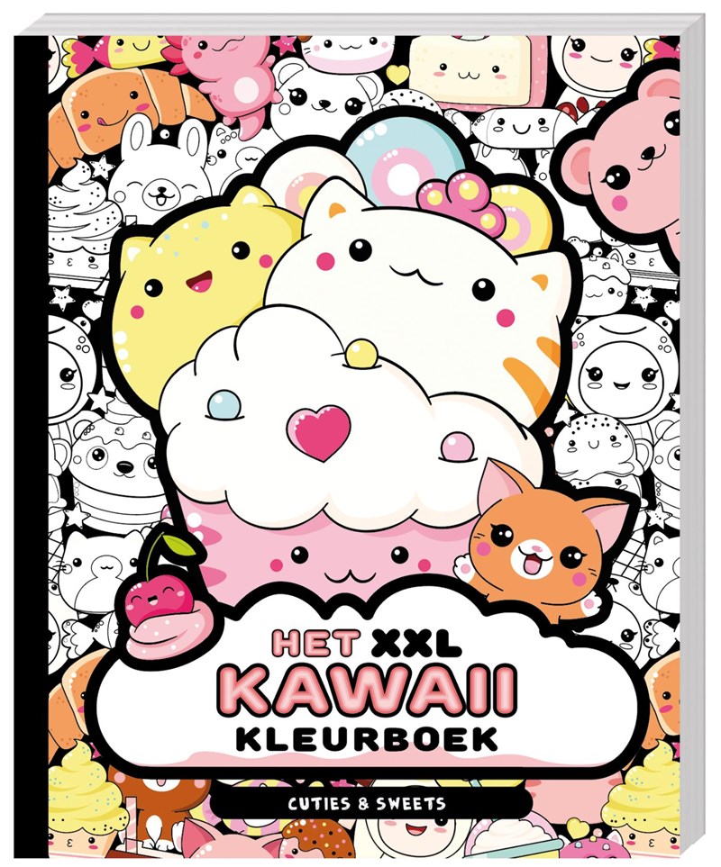 Het XXL Kawaii kleurboek - 9789465450247