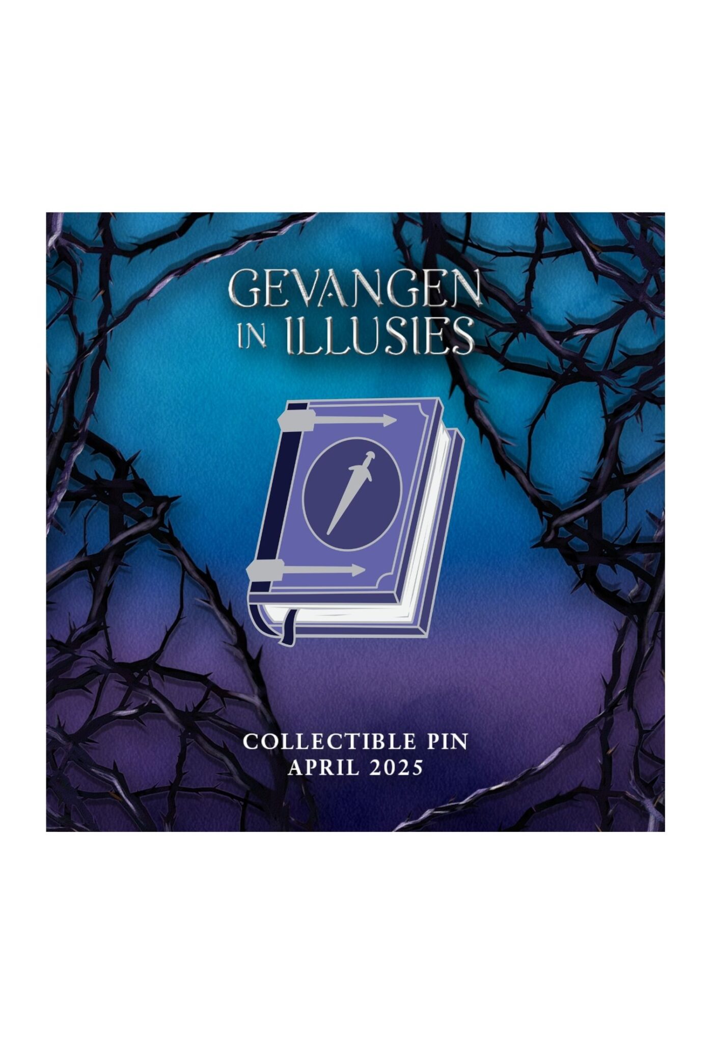 Bookish pin 'Book of Swords'