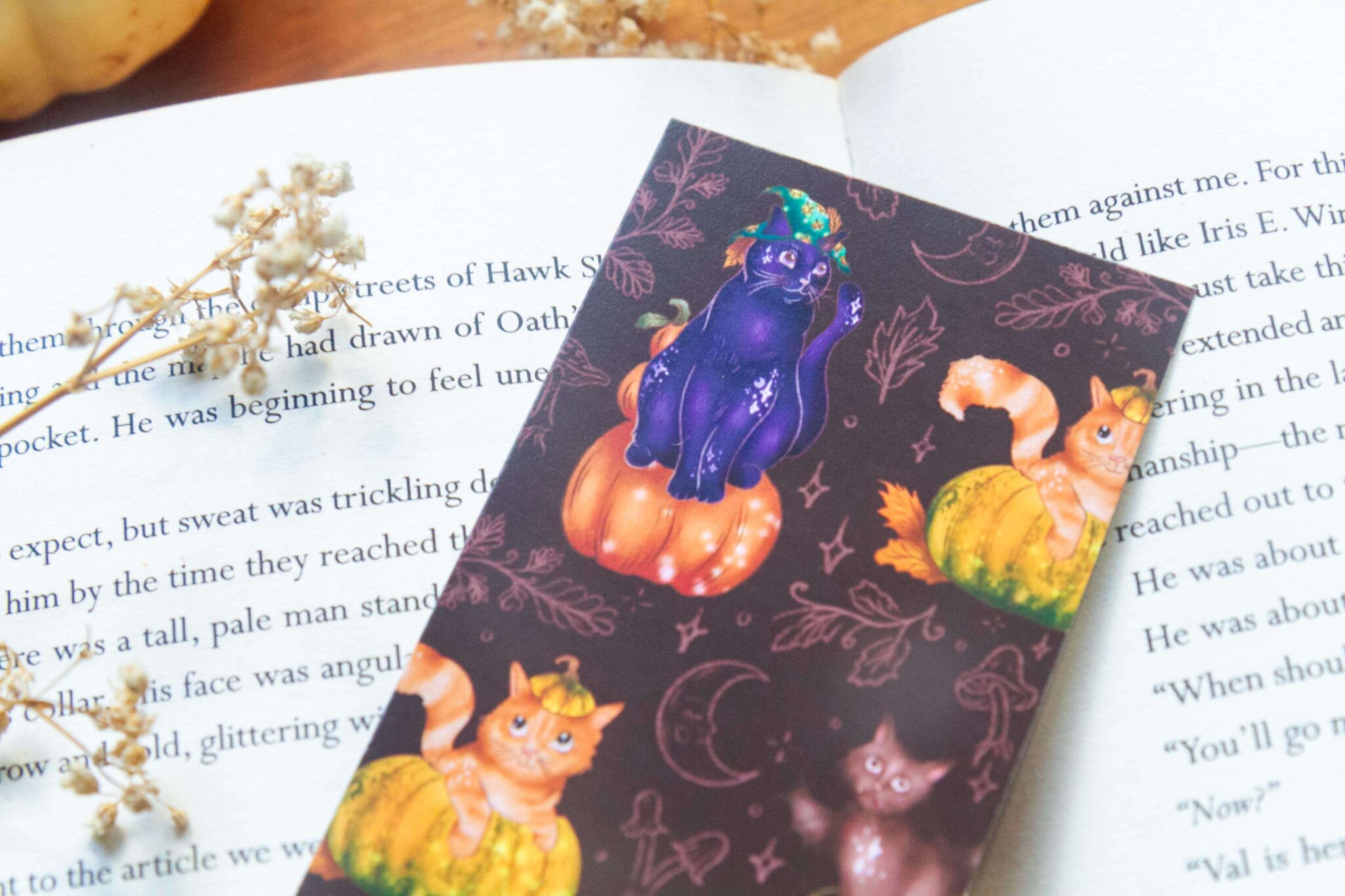 Pumpkin Cats Boekenlegger - Afbeelding 4
