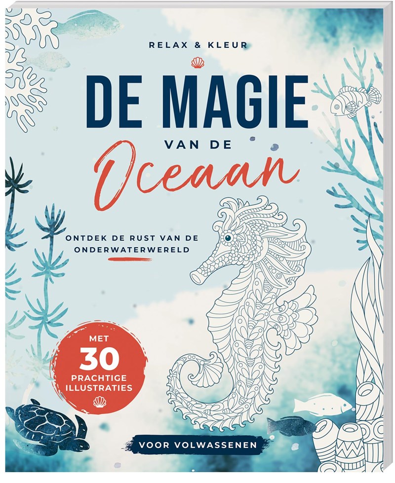 Relax en kleur - De magie van de oceaan (kleurboek) - 9789464329285