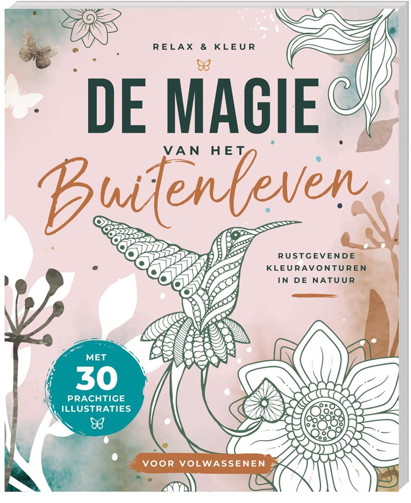Relax en kleur - De magie van het buitenleven (kleurboek) - 9789464329292