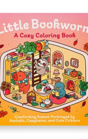 Little Bookworm: A Cozy Coloring Book - 9798337404332