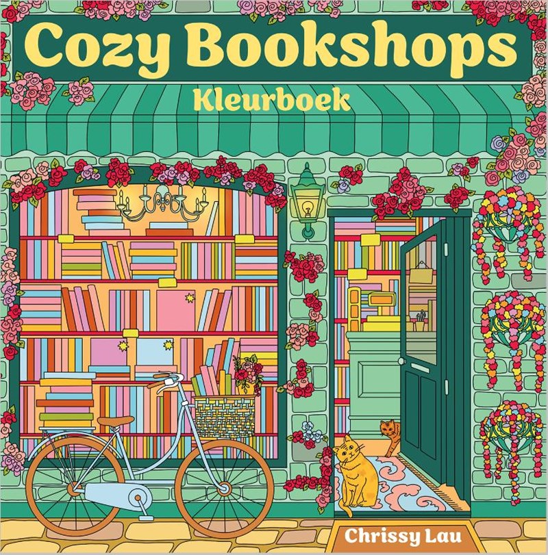 Cozy Bookshops-kleurboek - 9789402722413
