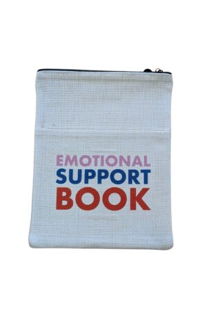 Book Pouch ‘Emotional Support Book’ - 6096218228224