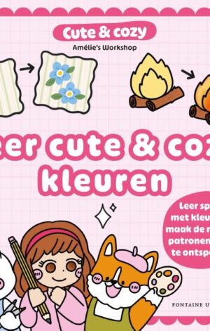 Leer cute & cozy kleuren - 9789464044485