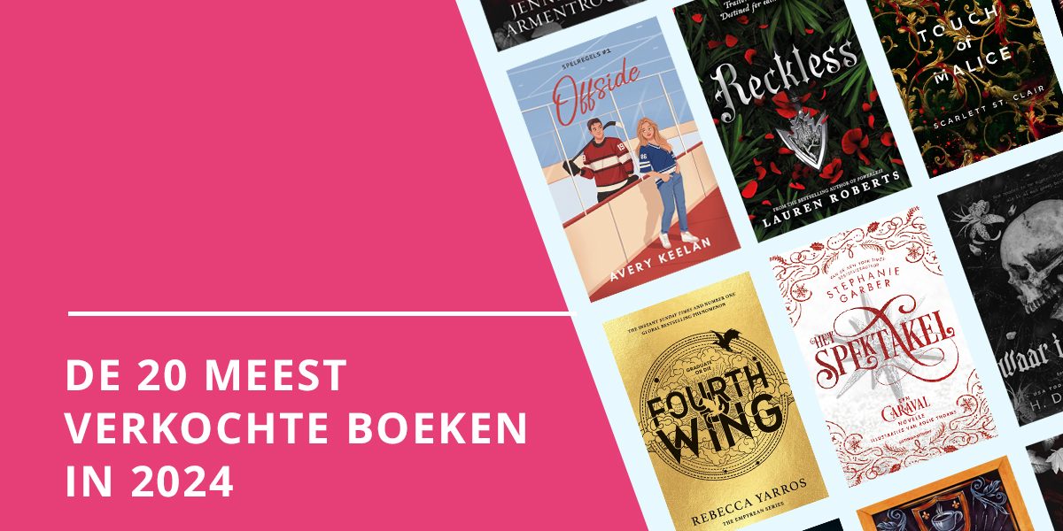 20 meest verkochte boeken in 2024 banner