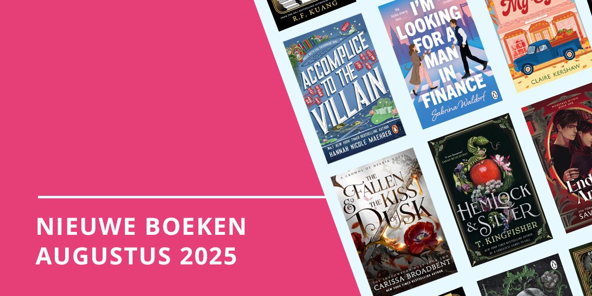 Banner - nieuwe boeken in augustus 2025